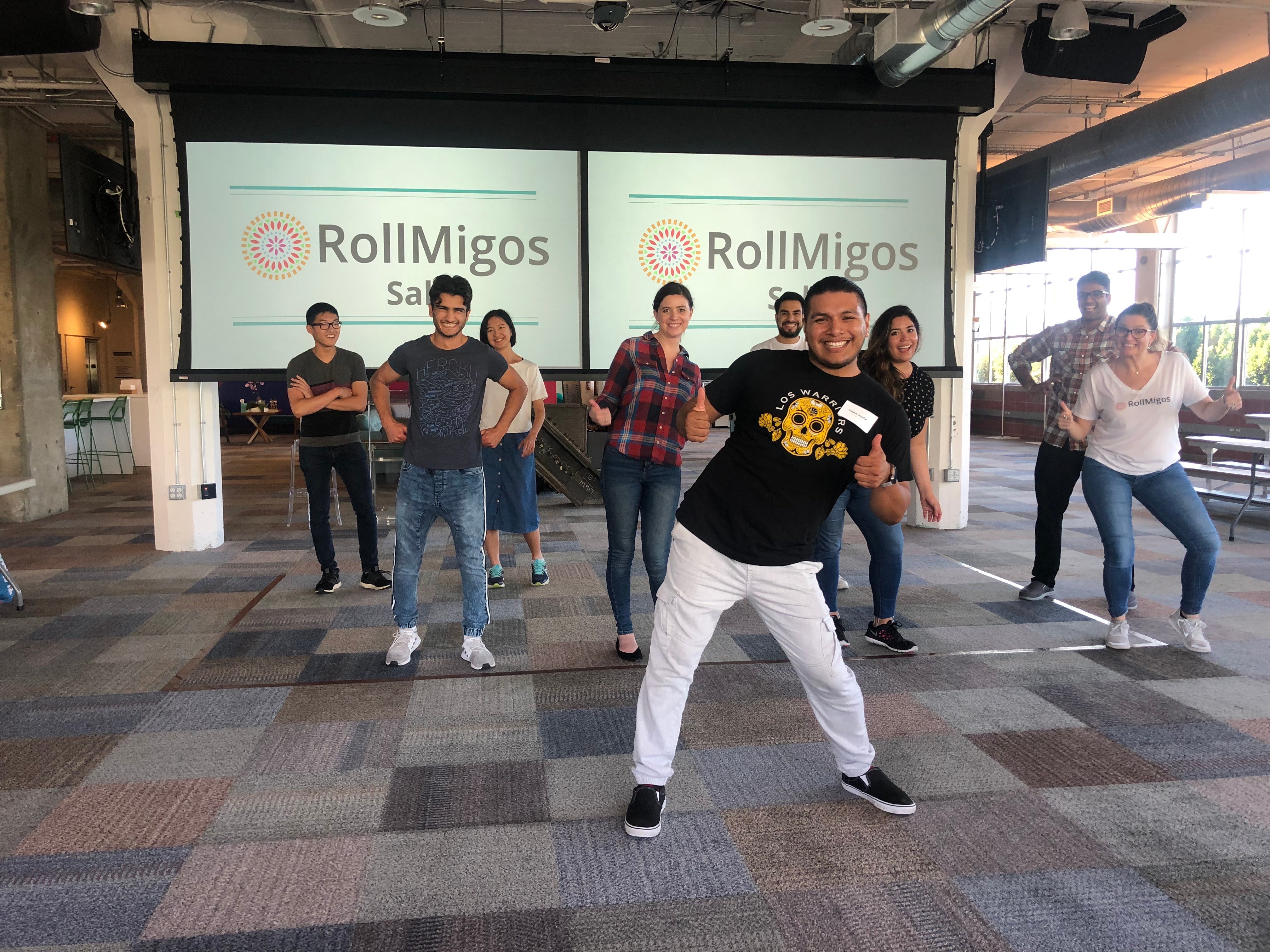 RollMigos Salsa Dancing