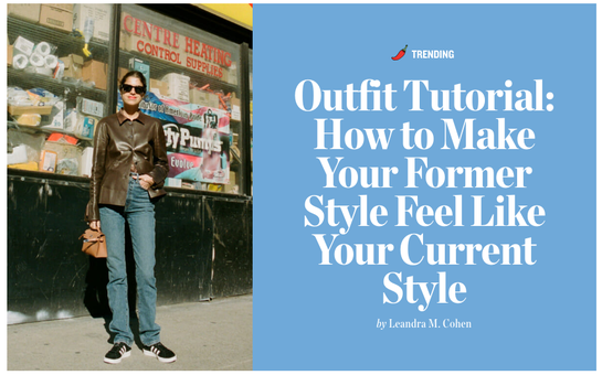 Outfit Tutorial: How to Make Your Former Style Feel Like Your Current Style