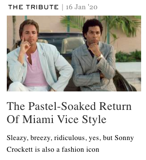 THE PASTEL-SOAKED RETURN OF MIAMI VICE STYLE