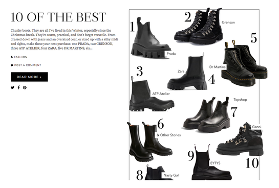 A FASHION FIX // 10 of the best