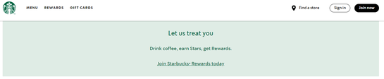 Starbucks rewards