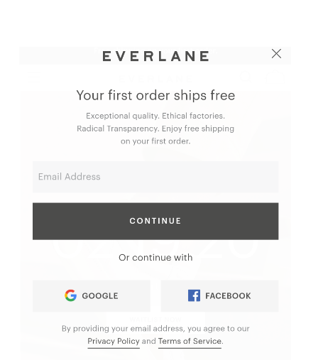 Everlane pop-up
