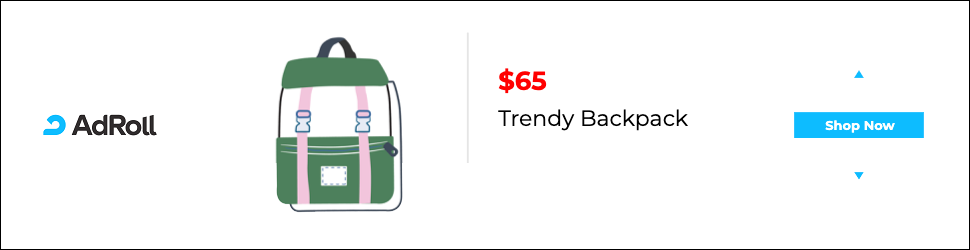 Dynamically inserting the products from the shoppers' abandoned carts into the ads is an effective retargeting strategy.