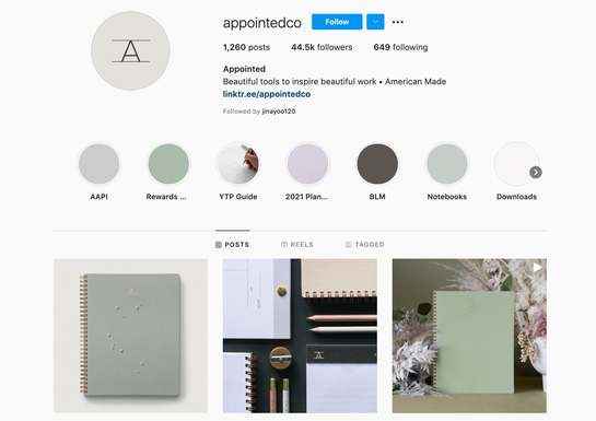 Appointed Instagram