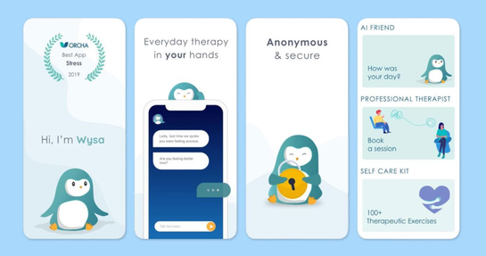 Wysa is one of the many brands offering mobile teletherapy. 