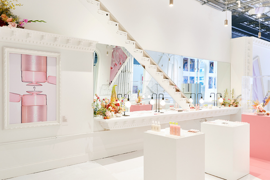 One of Glossier’s physical stores.