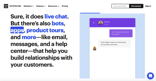 Intercom Omnichannel Customer Contact Example