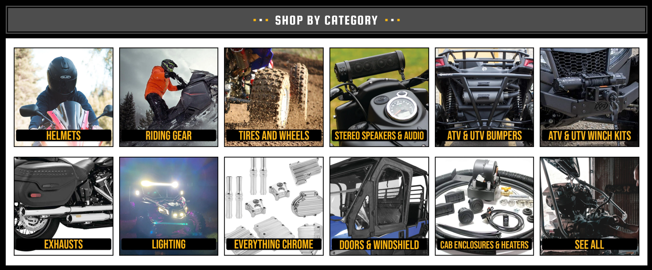 lion parts' categories of products