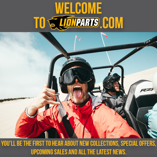 lion parts' welcome email