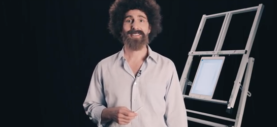 bob ross adobe ad