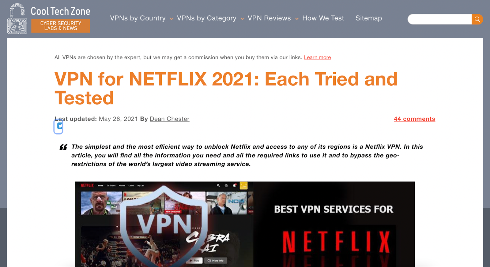 Post na blogu Cool Tech Zone