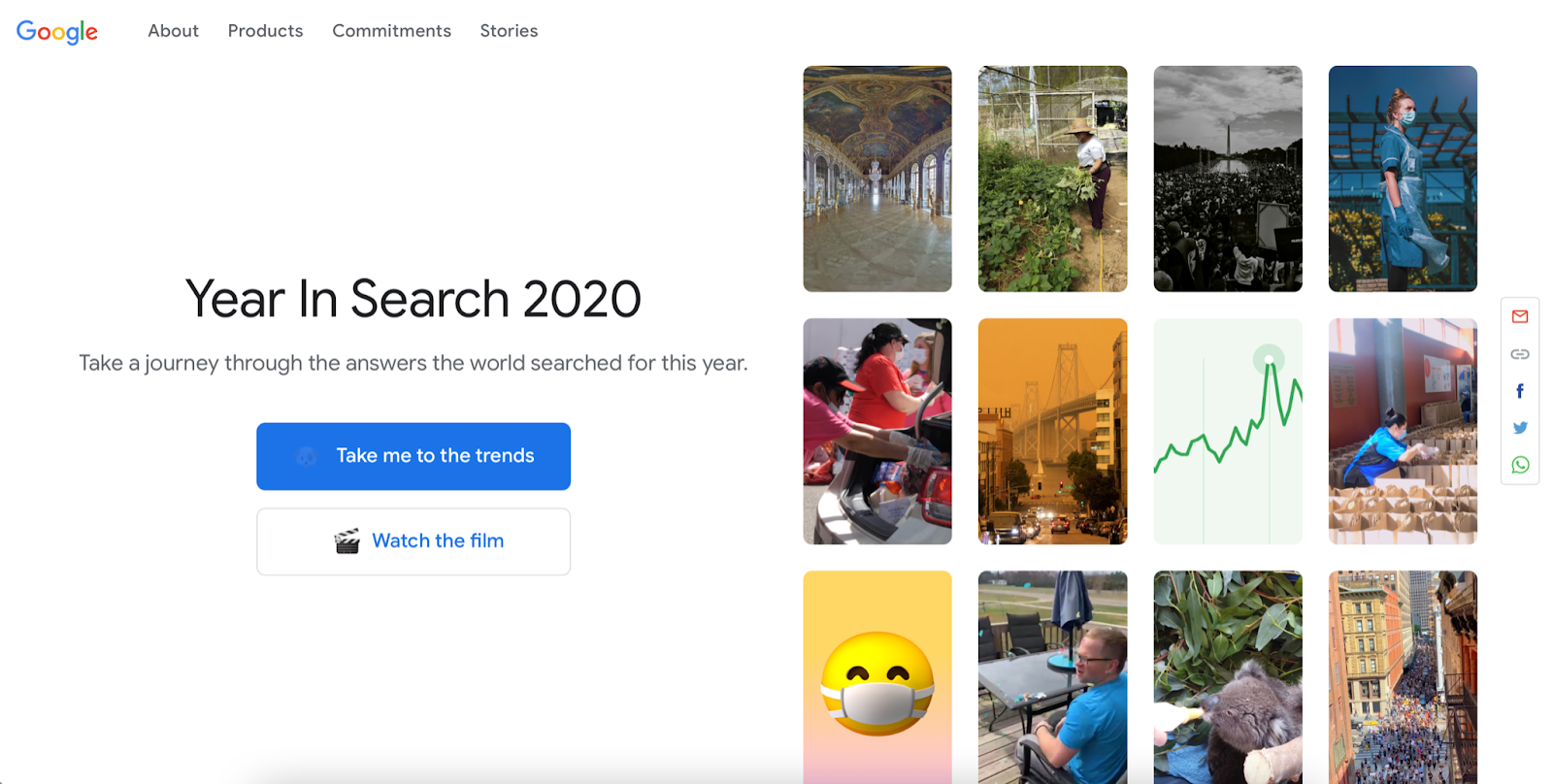 Kompilacja Roku w wyszukiwarce Google