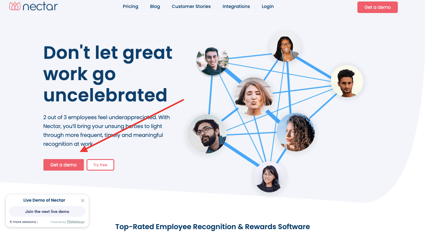 Nectar Webpage