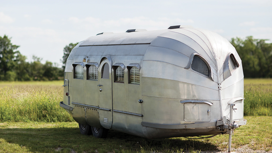 An original Airstream Clipper.