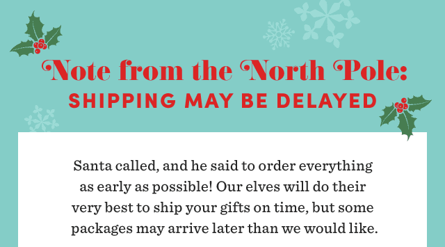 Aralık 2021'de World Market'ten e-ticaret tatilinde alışveriş yapanları nakliye gecikmeleri konusunda uyaran bir e-posta.