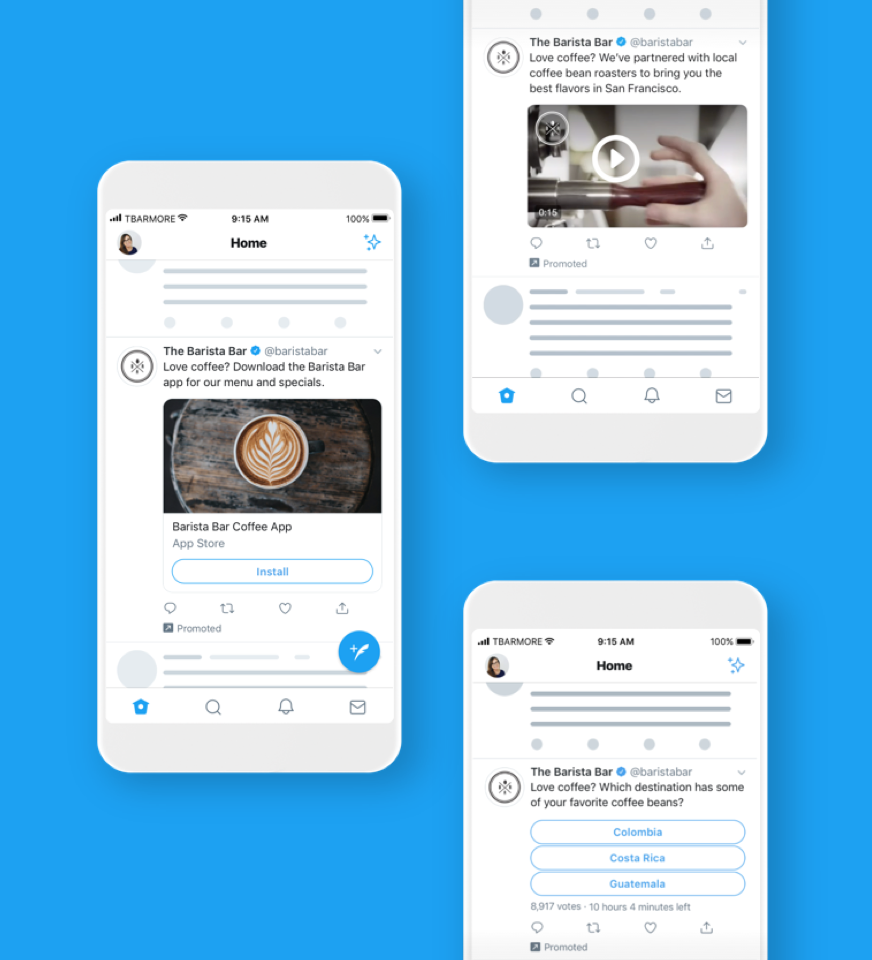 Examples of Twitter campaigns.