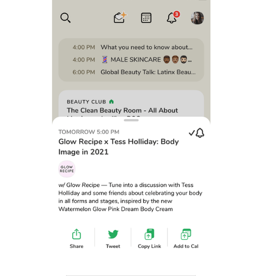 The founders of Glow Recipe partnered with a body-positive influencer to host a product launch on Clubhouse.