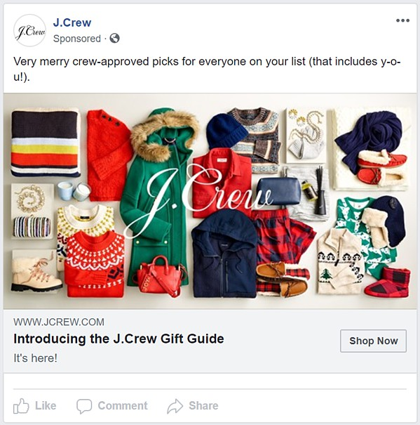 ほとんどの主要な小売業者は、買い物客が目標到達プロセスを下るのに役立つギフトガイドを作成します。