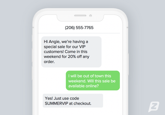 With robust SMS marketing strategy testing, you can amass the data needed to build conversation paths — for more info, check out this post.