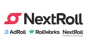NextRoll-, AdRoll- und RollWorks-Logos.