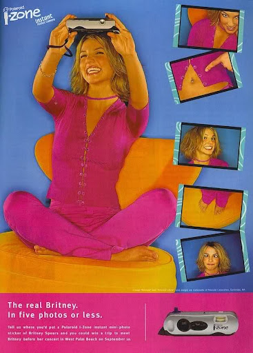 Thanks to Britney’s appeal to young teens, the Polaroid I-Zone flew off the shelves. 