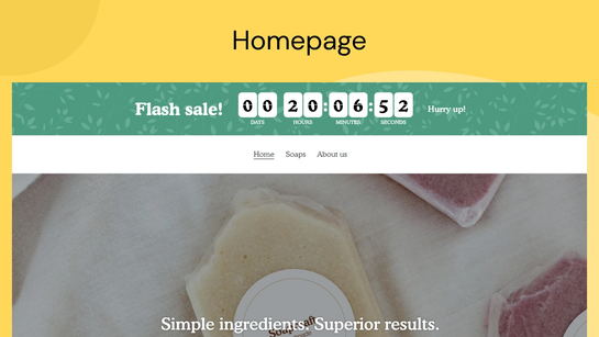 Sales Countdown Timer