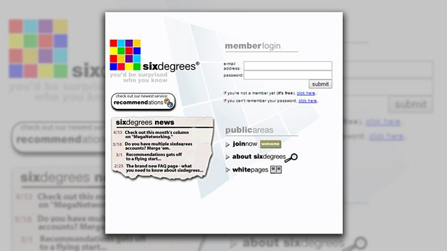 RIP SixDegrees. You walked so Facebook could run.