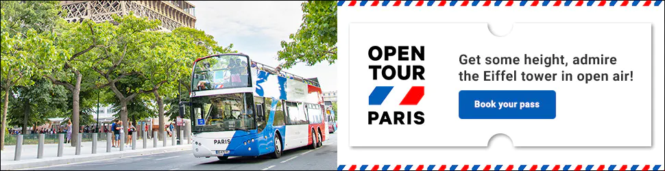 Open Tour Paris ad example.