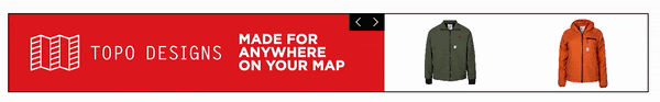 An example ad from Topo Designs.