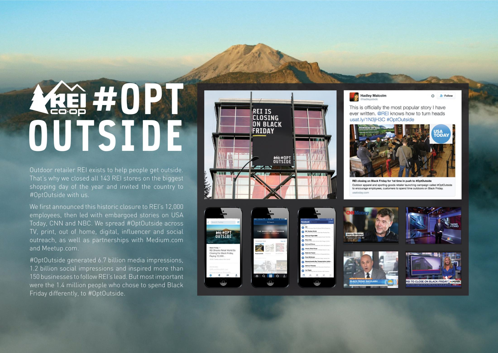 Example of REI campaign.