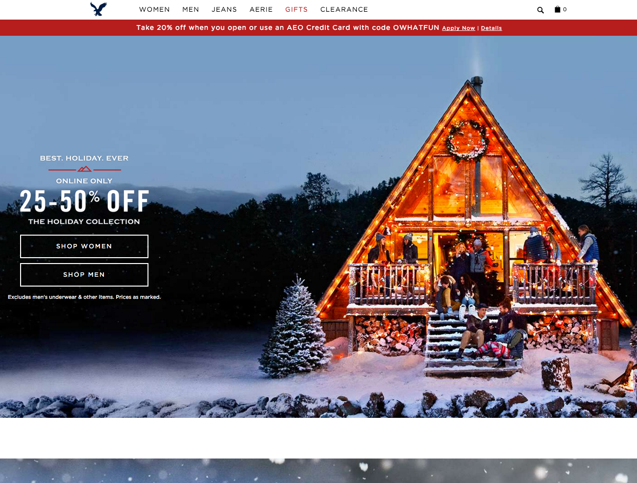 Example of an American Eagle ad
