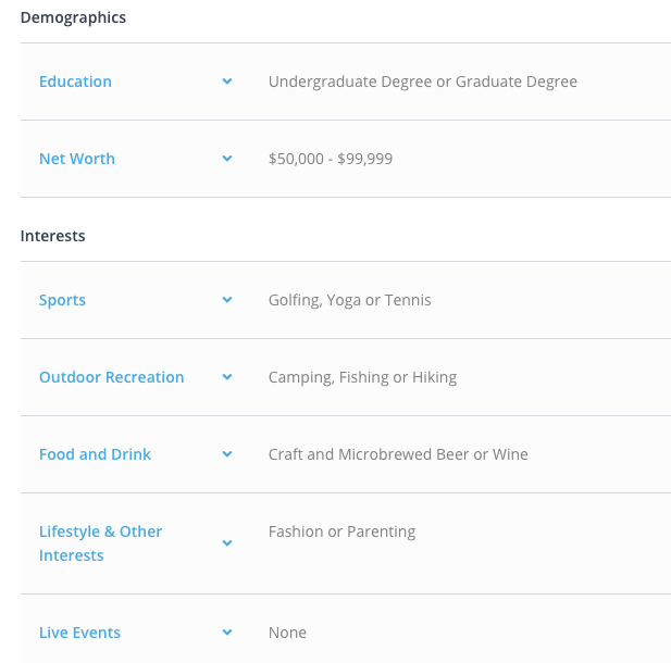 Here are some ways you can leverage demographic and interest targeting in the AdRoll platform. For more, check out this article.