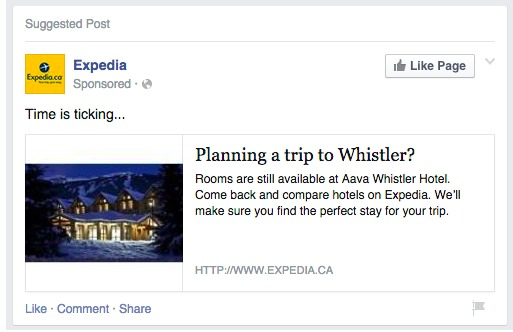 Rather than sending shoppers generic travel-related content, Expedia personalizes its social media ads by referencing specific destinations shoppers’ had previously browsed. Relevancy... boosted!
