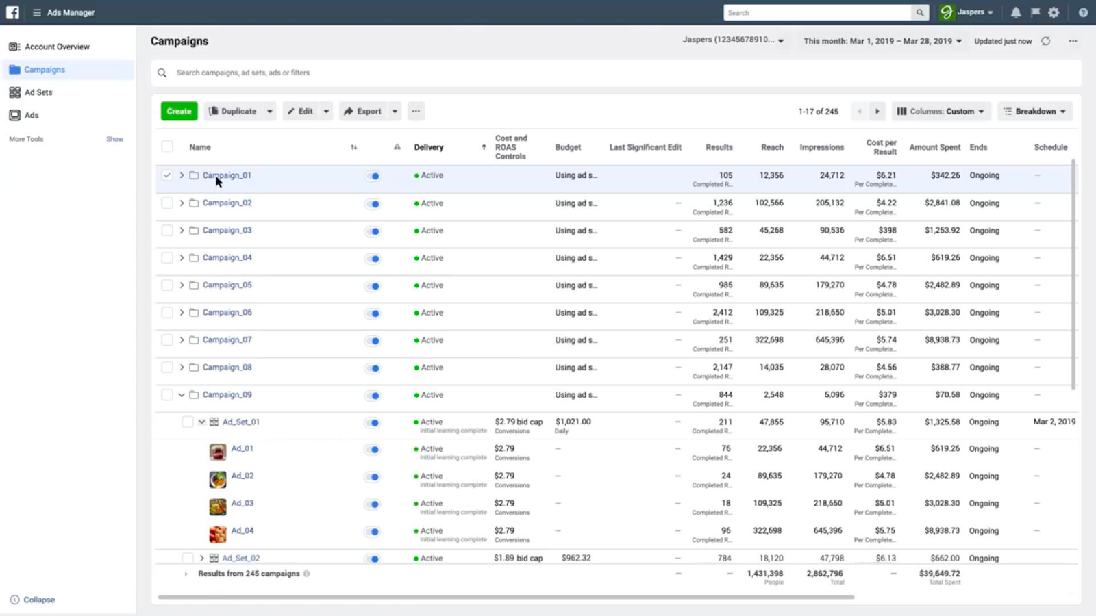 If you’ve ever launched a Facebook ad, you’ve seen this dashboard.