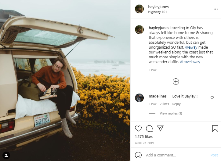 instagram photo from brand away