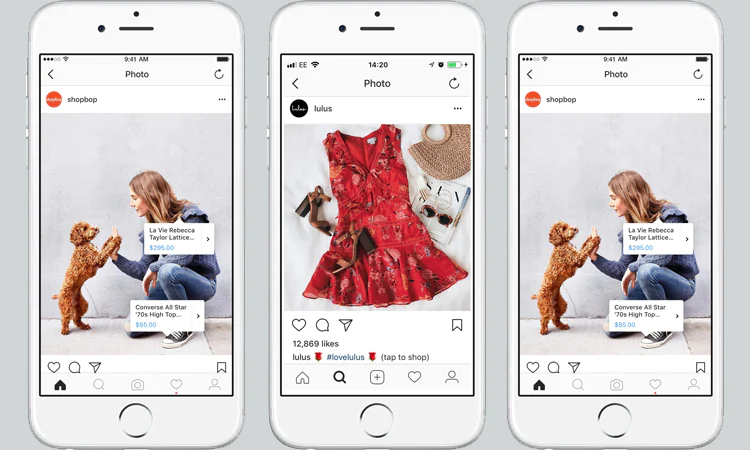 in-feed shopping example
