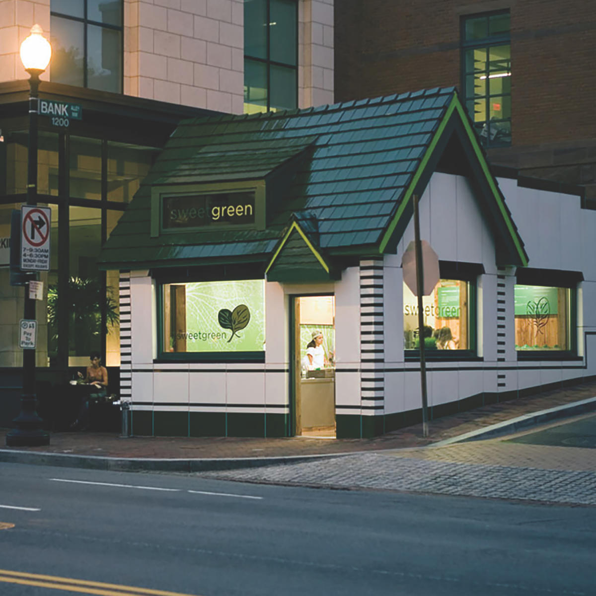 The first Sweetgreen restaurant.