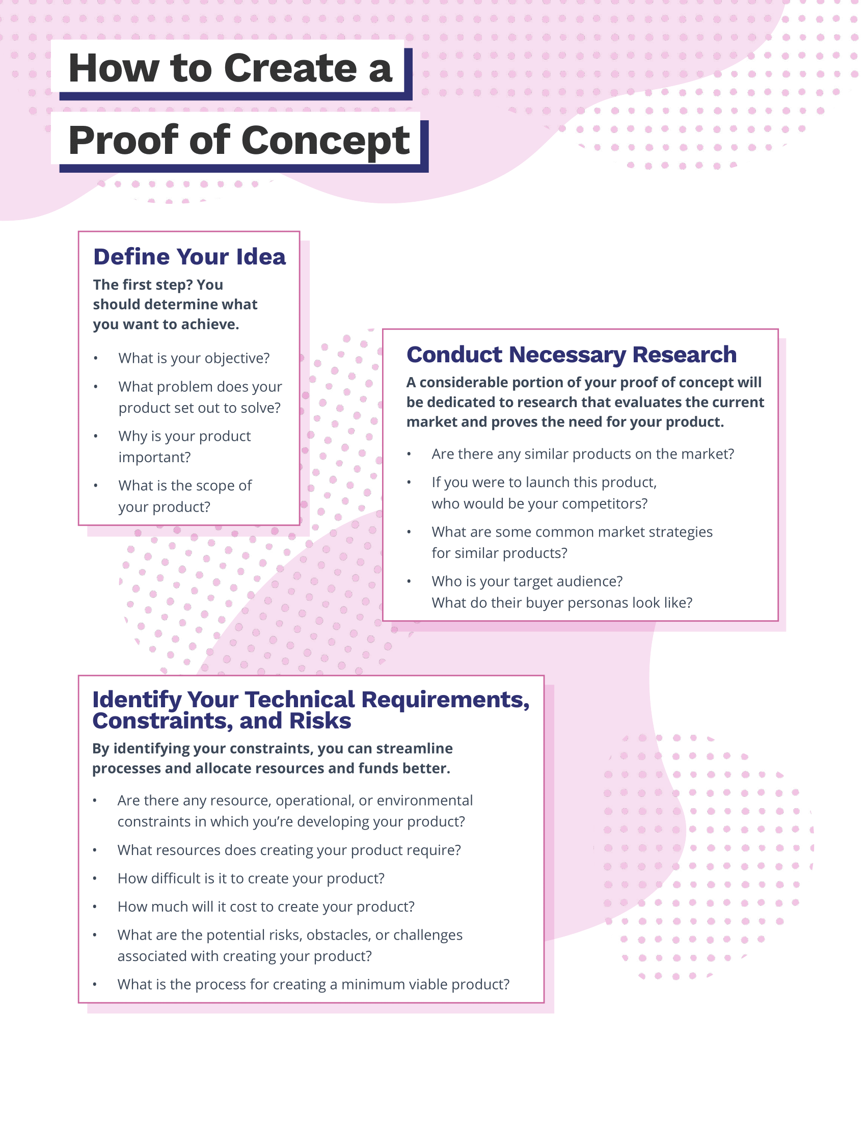 how to create a proof of concept worksheet