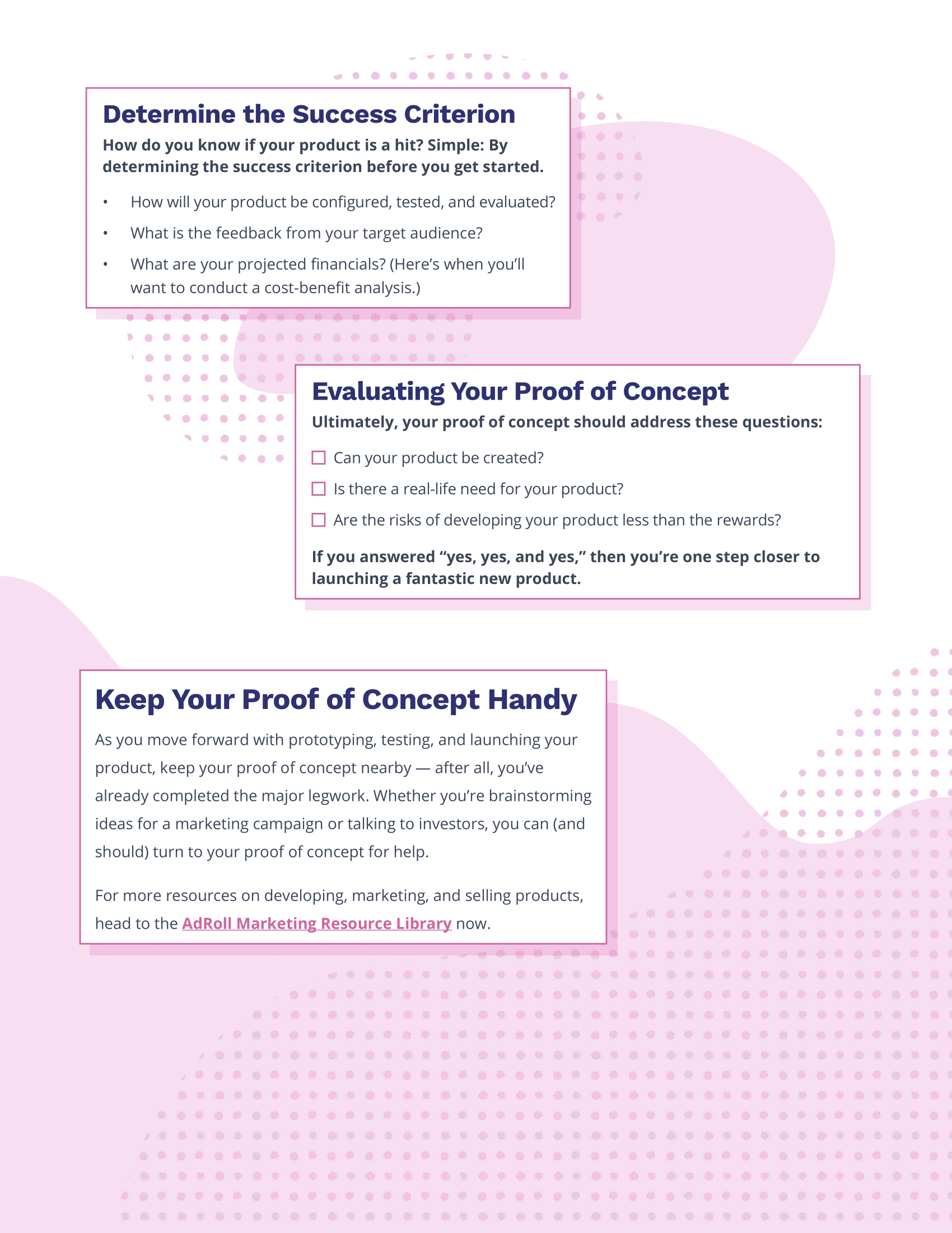 how to build a proof of concept worksheet