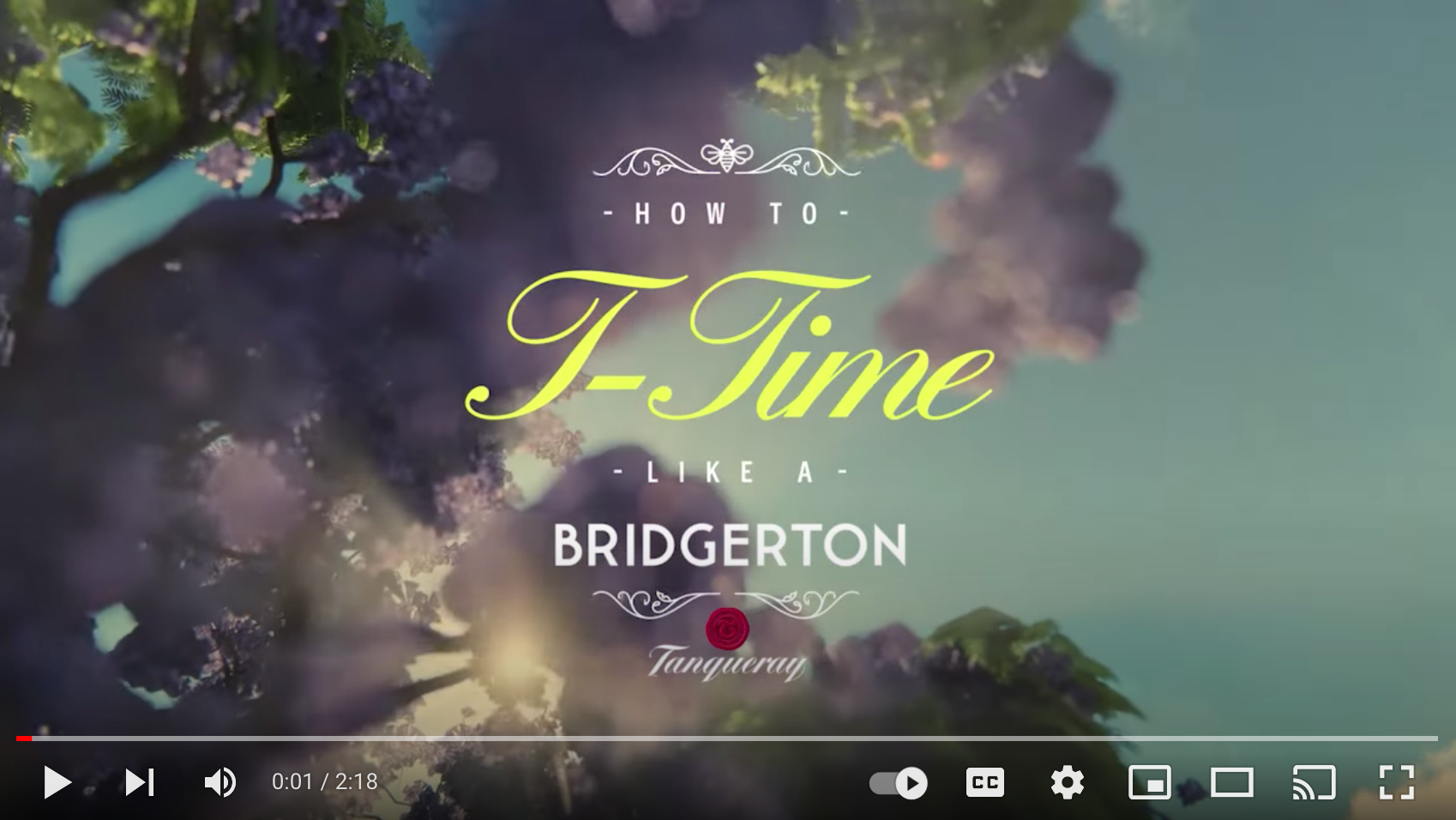 A gin ad that's Bridgerton-inspired