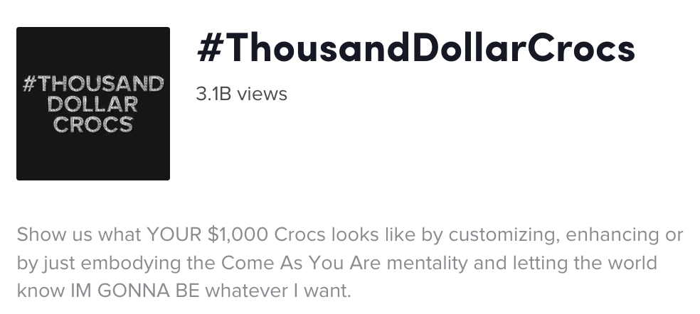 Avec 3,1 milliards de vues, cette campagne TikTok en est une pour les âges.