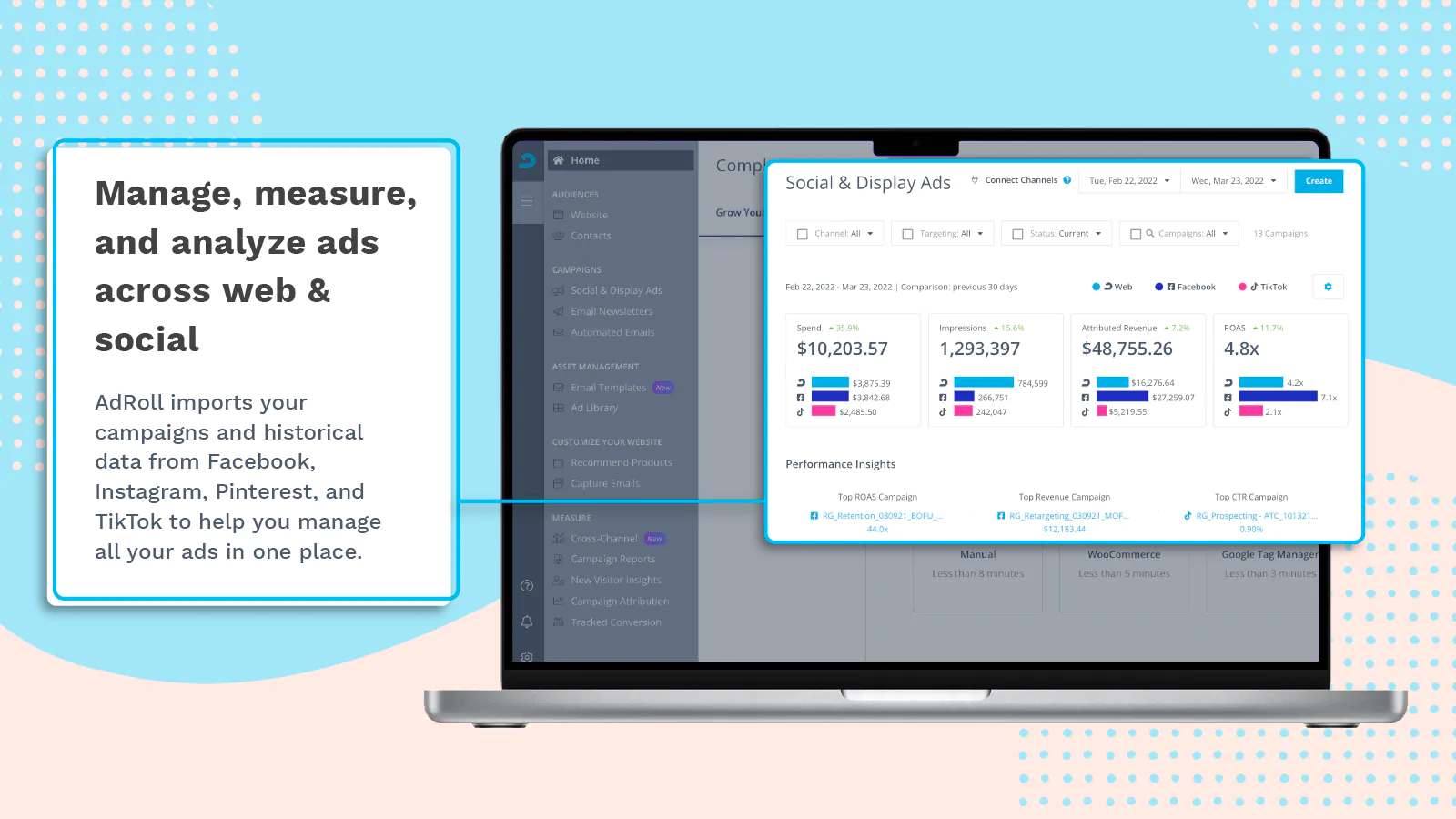 Optimieren Sie Ihre kanalübergreifenden Marketing- und Werbemaßnahmen mit AdRoll