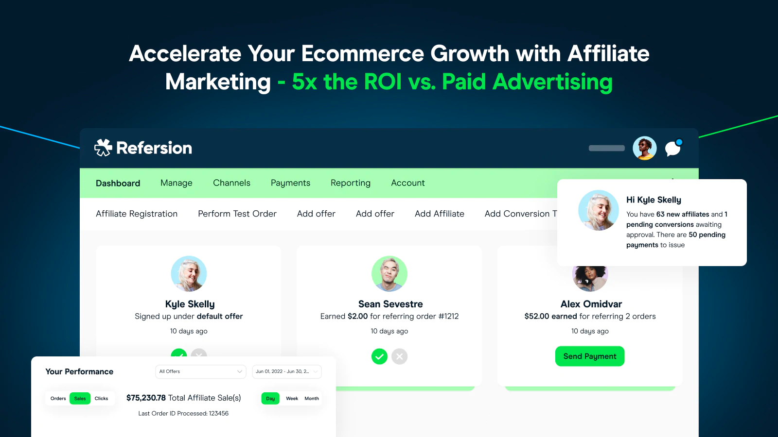 Nutzen Sie Botschafter- und Affiliate-Marketing, um neue Kunden mit Empfehlungen zu erreichen