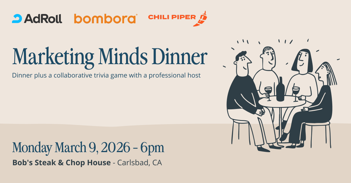 The B2BMX Marketing Minds Dinner