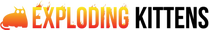 Exploding Kittens logo. 