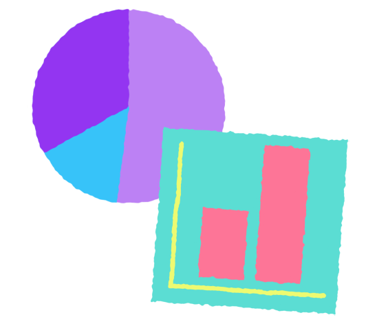An example of several charts available on the AdRoll dashboard for Josh's clients.